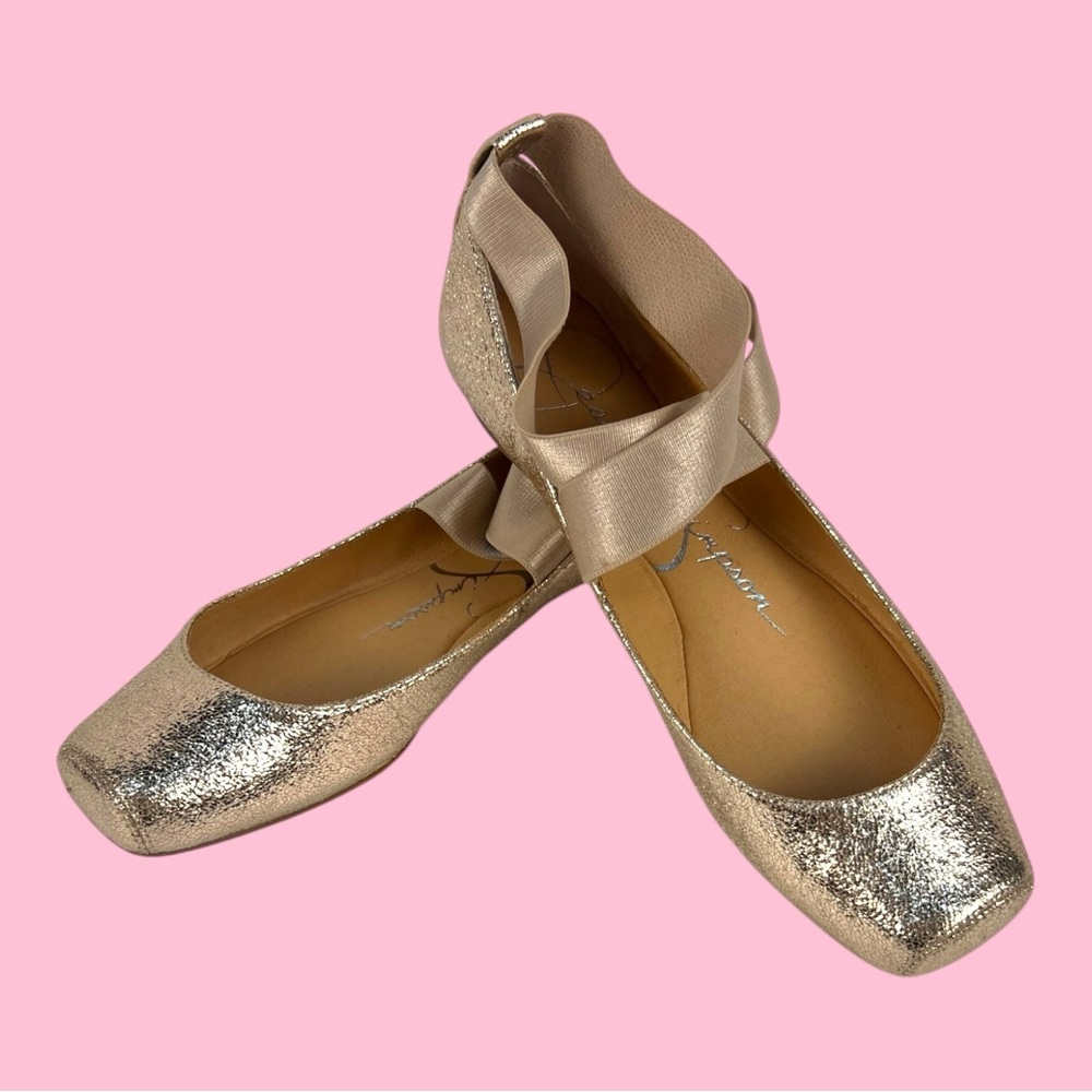 Mandalaye Ballet Flats Champagne Jessica Simpson - Picture 4 of 9
